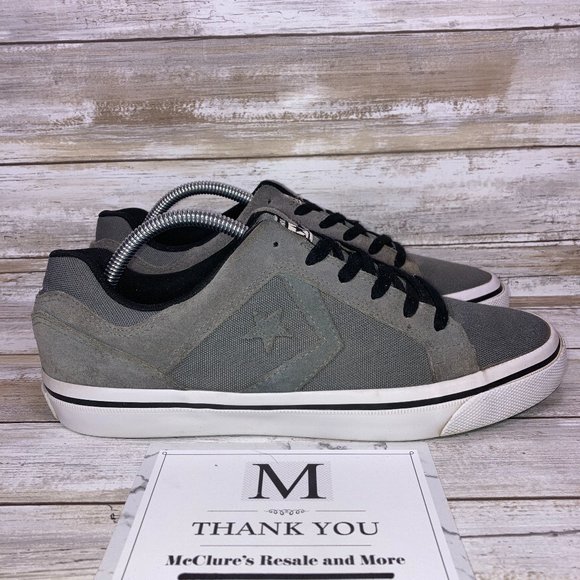 Converse All Star El Distrito Suede/Canvas Sneakers Gray Men’s 9 - Women’s 10.5